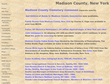 Tablet Screenshot of madisoncountynewyork.com